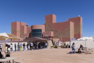Gift shop, restroooms, and the entrance to the Skywalk glass bottom bridge over the canyon at Eagle