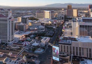 Casinos along Las Vegas Boulevard in Las Vegas, Nevada