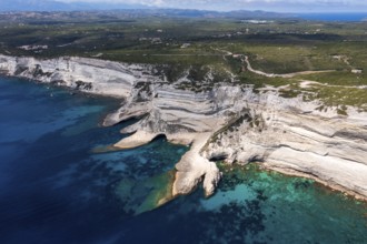 Cliffs near Bonifacio, circle cliffs, Corsica, France