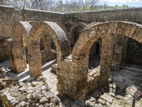 Ruins of Arab baths in Ronda, Andalusia, Spain