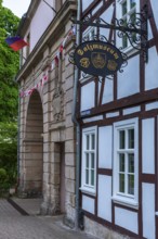 Salt museum at the Södertor, history of salt extraction, half-timbered idyll of the old town of Bad