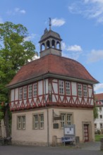 The historic Pfennigstube, carters paid their salt duty here, half-timbered idyll of the old town