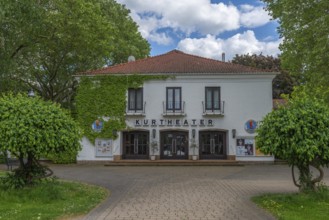 Entrance area to the spa theatre, Bad Sooden, Allendorf, Bad Sooden district, cinema, cultural