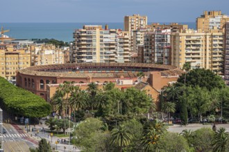 Bullfighting arena, Malaga, Andalusia, Spain