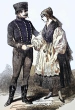 National costumes of the Austro-Hungarian monarchy of the 19th century, Austria, digital