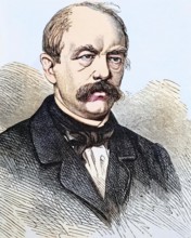 Portrait of Otto Eduard Leopold, Prince of Bismarck, Duke of Lauenburg (1 April 1815 to 30 July