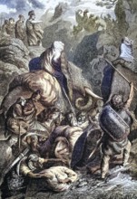 Hannibal crosses the Alps during the Second Punic War, Carthaginian War, which lasted from 218 to