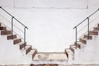 Stairs, Angra do Heroismo, Island of Terceira, Azores, Portugal