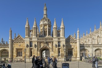 Gatehouse, Kings's College, Cambridge, England, Great Britain