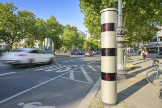 Speed camera on Kudamm, Lehniner Pltz, Charlottenburg, Berlin, Germany