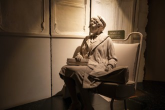 Birmingham, Alabama - The Birmingham Civil Rights Institute. Rosa Parks is depicted sitting in the