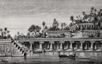 The Hanging Gardens of Babylon, Hanging Gardens of Semiramis, 9th century BC