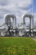 Werne, North Rhine-Westphalia, Germany, compressor station for natural gas and, in future, hydrogen