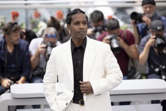 Cannes, France - 19.5.2024: Asap Rocky (A$ap Rocky) during the photocall - Highest 2 Lowest -