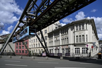Suspension railway, Elberfeld district, Wuppertal, Bergisches Land, North Rhine-Westphalia, Germany