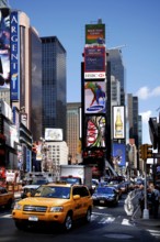 Rush hour in Times Square, New York City, USA