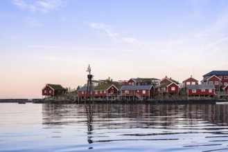 Rorbuer cabins in the fishing village of Reine, Reinefjord, Lofoten, Norway