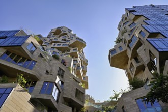 High-rise building The Valley, architects MVRDV, Zuidas financial district, Amsterdam, North