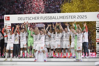 FC Bayern Munich FCB celebrates 34th championship title, championship celebration, championship