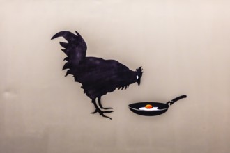 Banksy - Chicken and Egg, exhibition The World of Banksy