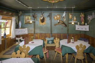 Stube in the Finalhof, Schnalstal Valley, Vernagt, South Tyrol, Italy