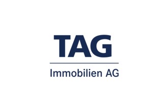 The logo of Tag Immobilien AG, property company, approx. 84, 000 flats under management, head