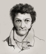 Ernst Theodor Amadeus Hoffmann, or E. T. A. Hoffmann, 1776 - 1822, German Romantic author of