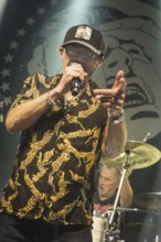 Kai Havaii Schlasse, singer of Extrabreit live at Hole44 in Berlin on 29 December 2024