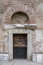 Side door at the Gracanica Monastery, Gracanica, Amselfeld, Kosovo
