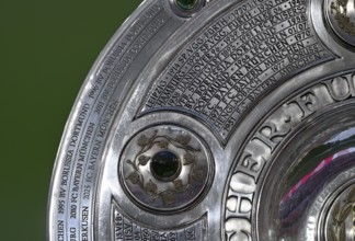 Bundesliga Meisterschale, cup, trophy, detail, close-up, only one place left for 2026, Allianz