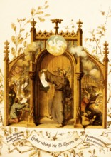 In 1517, Luther personally posted the 95 theses on the door of the castle church in Wittenberg,