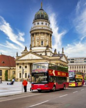 Sightseeing tour buses, Gendarmenmarkt, Berlin, Germany