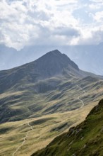 Hiking trail, Carnic Main Ridge, Carnic High Trail, Carnic Alps, Carinthia, Austria