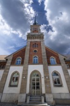Tower of the original parish of St Martin, origin around 700, today market hall, An der Schranne,