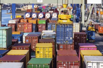 The port of Mannheim is one of the most important inland ports in Europe. The harbor basins stretch