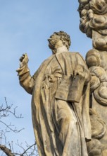Statue of Saint Cajetan, Charles Bridge, Prague - Praha, Czech Republic