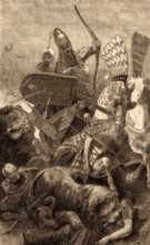 Ramesses II at the Battle of Kadesh, 1274 BC