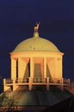 Kunstgebäude Stuttgart, Württembergischer Kunstverein, Winter Evening, Stuttgart,
