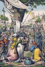 Johann Tetzel, a Roman Catholic German, Dominican friar and preacher selling indulgence letters