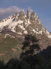 Mountain range along road 235 connecting Futaleufu with the Carretera Austral, east of Villa Santa