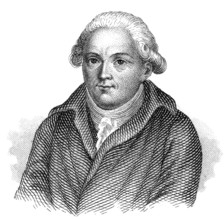 Portait of Georg Christoph Lichtenberg, 1742 - 1799, a German scientist, satirist and Anglophile,