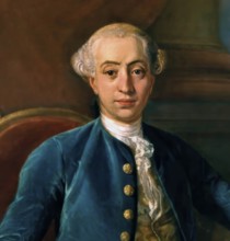 Giacomo Girolamo Casanova, 1725 – 1798, Italian adventurer and author, digitally edited according