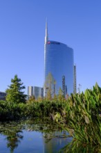 Torre Unicredit corporate headquarters, high-rise buildings, skyscrapers, Parco Biblioteca degli