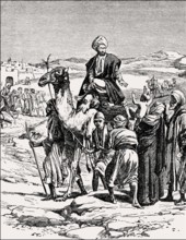 The Prophet Mohammed at Medina, c. 570, 632, founder of the religion of Islam