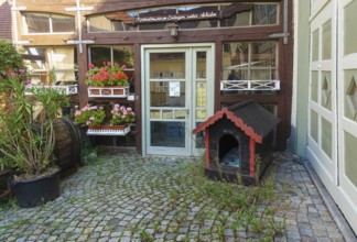 Museum of local history Eningen, exhibition building, door, entrance, Eningen unter Achalm,