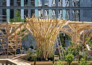 Futurium Berlin, project structure Working on the Future, artist Benjamin Frick, Berlin, Germany