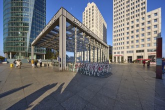 Metro station and S-Bahn station Potsdamer Platz in Berlin, capital city, independent city, federal