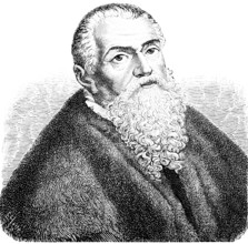 Lukas Cranach the Elder (1472-1553), after a self-portrait, important court painter, graphic