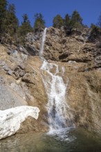 Zipfelsbach waterfalls, near Hinterstein, Bad Hindelang, Oberallgäu, Allgäu, Bavaria, Germany