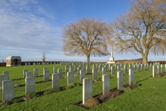 Prowse Point Military Cemetery, World War One burial ground in the Ypres Salient on WWI Western